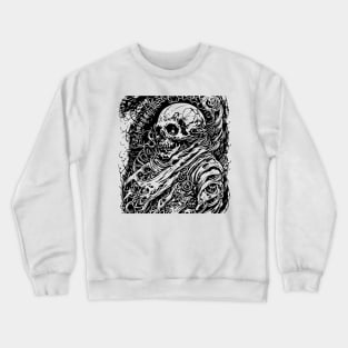 detailed skull Crewneck Sweatshirt